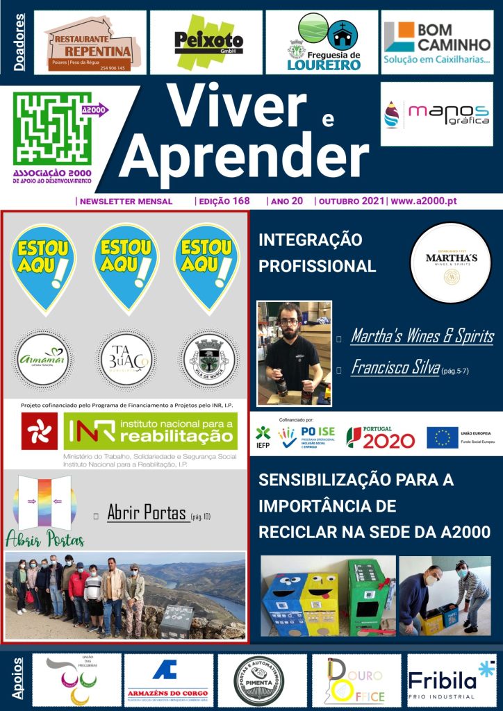 Capa da Newsletter Viver e Aprender - Edição nº168