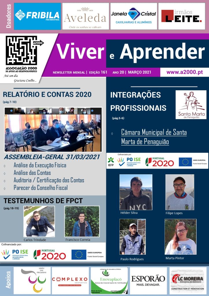 Viver e Aprender – Março 2021 – Edição Nº 161