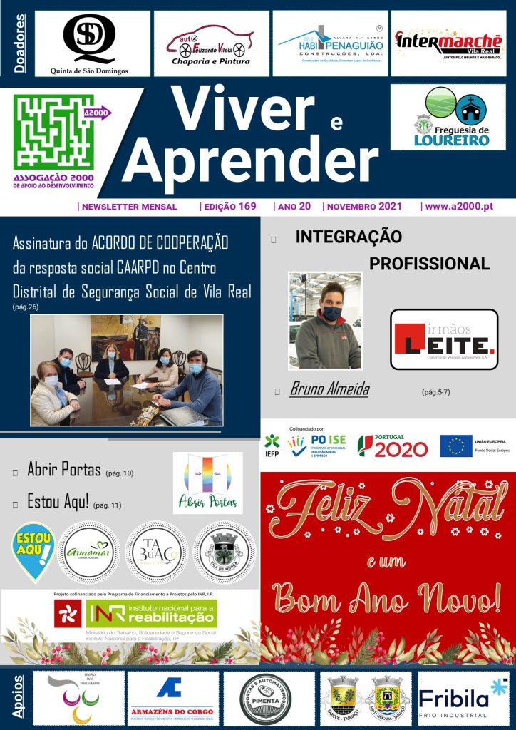 Capa da Newsletter Viver e Aprender - Edição nº169