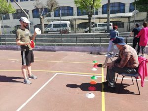 Clientes do CAARPD fazem atividades desportivas ao ar livre