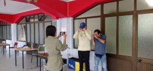 Clientes do CAARPD fazem atividades em sala