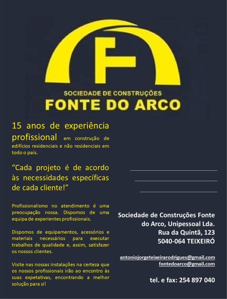 Maquete Sociedade Fonte do Arco