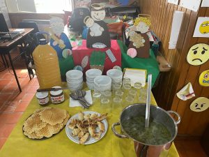 Lanche feito por clientes do CAARPD em atividades de culinária