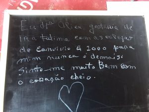 Clientes dos Espaços de Convívio escrevem desejos de atividades novas a realizar na A2000