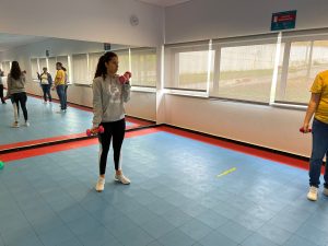 Clientes do CAARPD fazem atividades desportivas no pavilhão gimnodesportivo de Murça