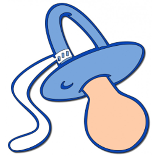 Desenho de chupeta