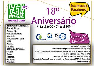 Cartaz de divulgação do aniversário da A2000
