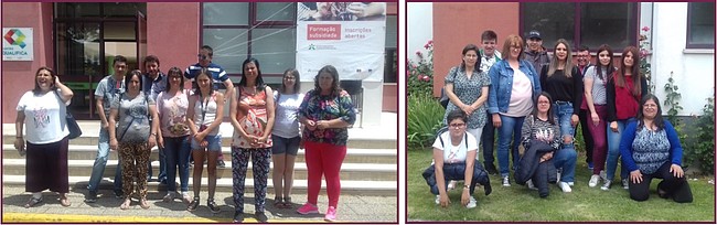 Formandos da A2000 em visita ao IEFP