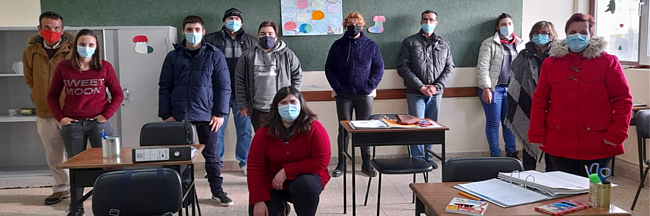 Formandos da A2000 em sala de formação