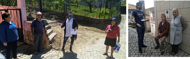 Técnicos da A2000 reencontram clientes dos Espaços de Convívio nas aldeias de residência
