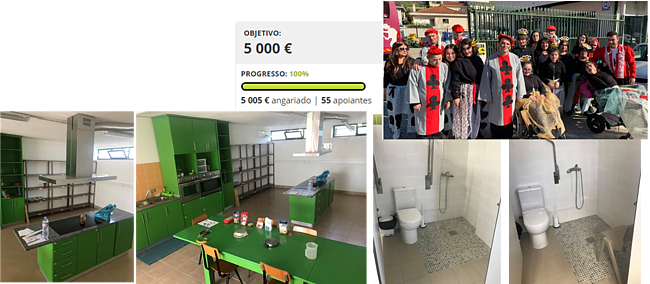 Nova cozinha e casas de banho adaptadas a pessoas com mobilidade reduzida