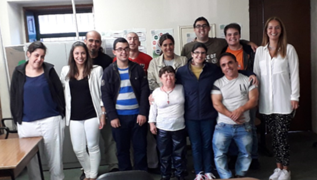 Formandos do curso e suas formadoras