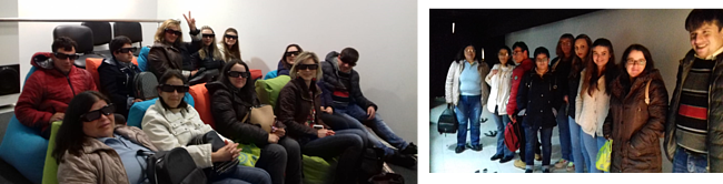 Formandos visitam centro de ciência viva