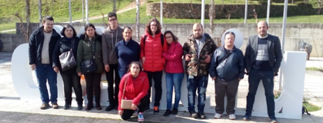 Formandos em visita de estudo