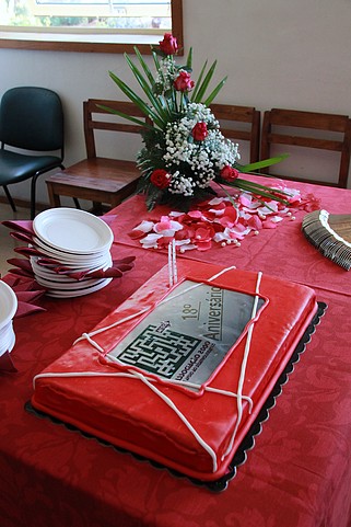 Bolo de aniversário da A2000