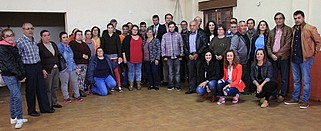 Clientes e técnicos da A2000 celebram aniversário com representantes das entidades locais
