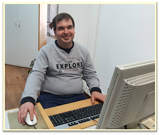 Rui Veiga trabalha no seu computador