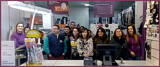Formandos da A2000 visitam lavandaria