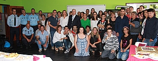 Clientes e técnicos da A2000 celebram aniversário com representantes das entidades locais