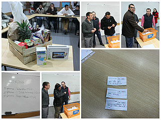 Evento de sorteio das rifas