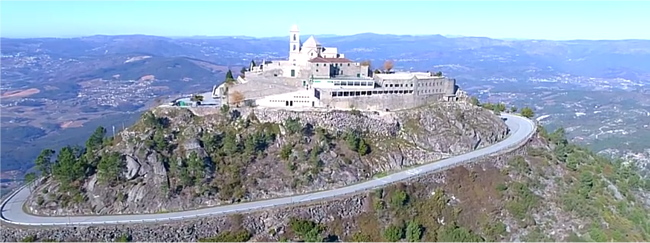 Imagem do alto da Senhora da Graça em Mondim de Basto