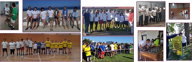 Formandos da A2000 em atividades lúdicas e desportivas