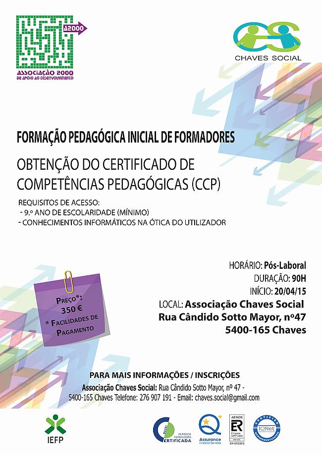 Cartaz da formação