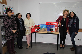 Representantes das IPSS no sorteio das rifas