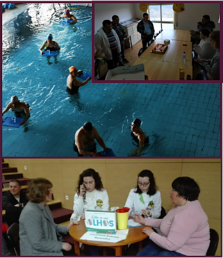 Atividades em sala e piscina, e sessão de rastreios gratuitos