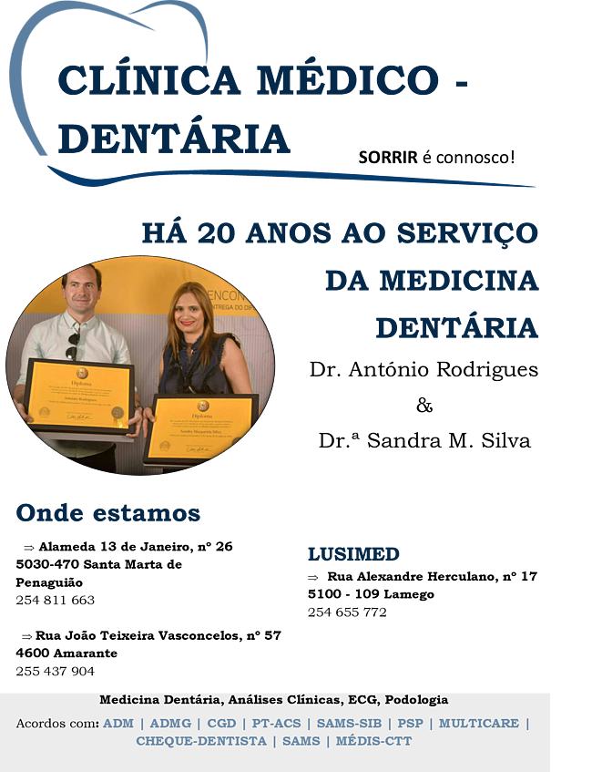 Maquete Clínica Médico Dentária Dr. António Rodrigues & Dra. Sandra M. Silva Lda