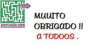 Cartaz a agradecer a todos os que ajudaram à realização do evento