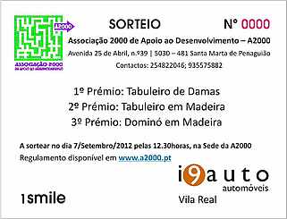 Cartaz de divulgação do sorteio