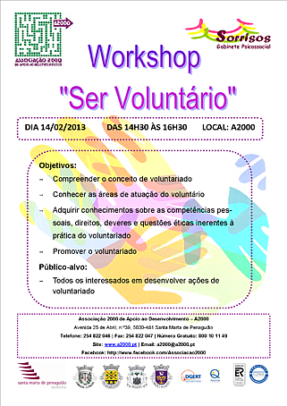 Cartaz de divulgação do workshop
