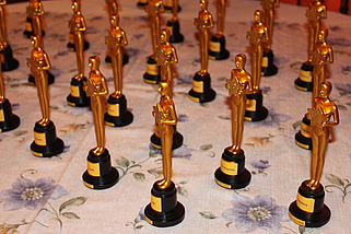Troféus a representar os óscares da A2000