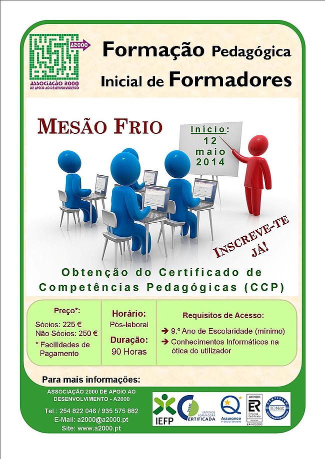 Cartaz de divulgação da formação