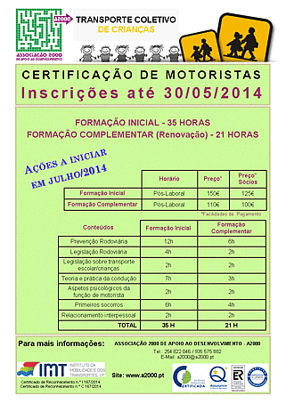Cartaz da formação