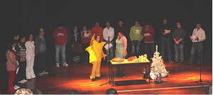 Festa de Fim de Ano - Atuações em palco