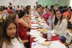 Clientes e técnicos da A2000 em festa de aniversário