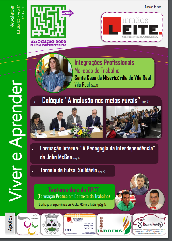 Capa Newsletter Abril 2018
