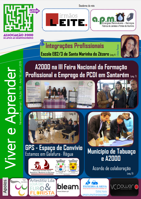 Capa Newsletter Abril 2019