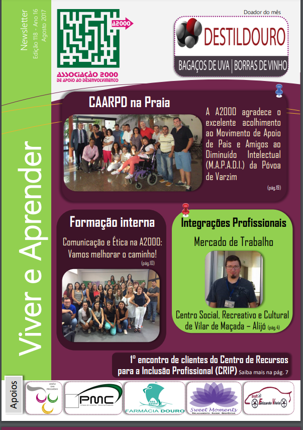Capa Newsletter Agosto 2017