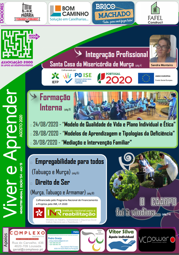 Capa Newsletter Agosto 2020