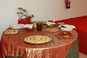 Mesa com Doces de Natal