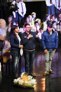 Discursos protocolares no Concerto Solidário em Chaves