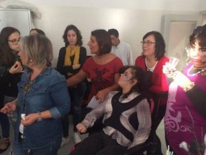 Clientes do CAARPD e técnicos celebram Halloween na A2000
