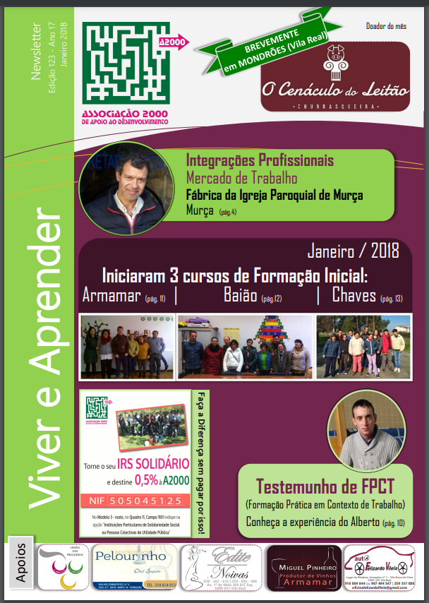 Capa Newsletter Janeiro 2018