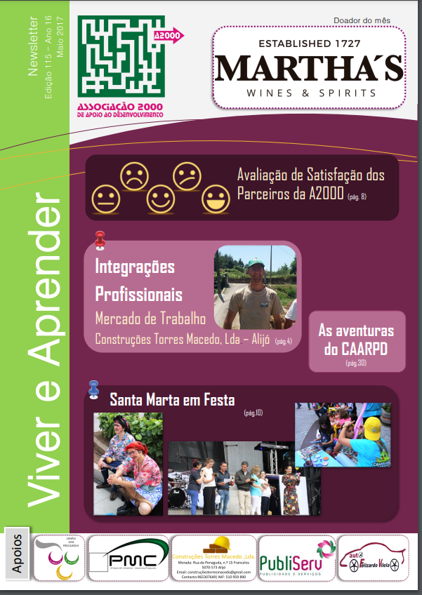 Capa Newsletter Maio 2017