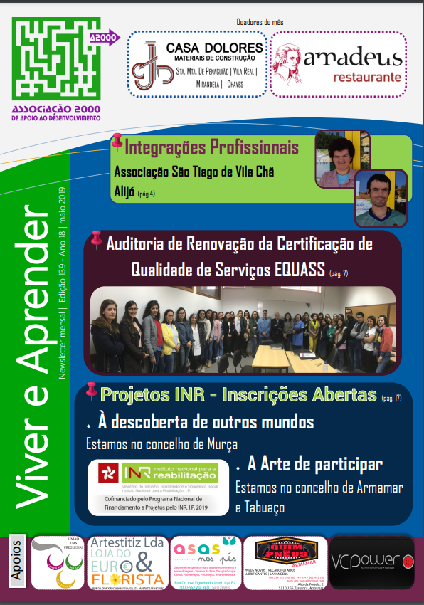 Capa Newsletter Maio 2019