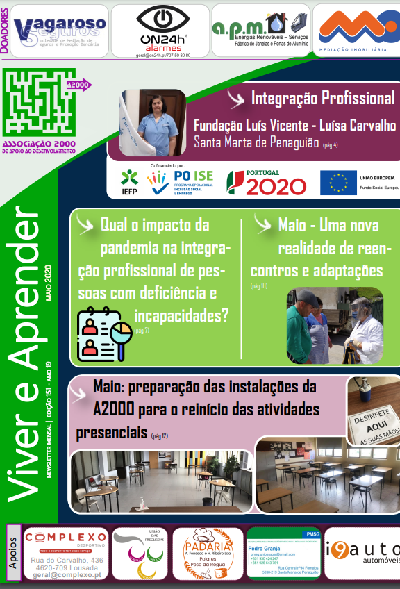Capa Newsletter Maio 2020