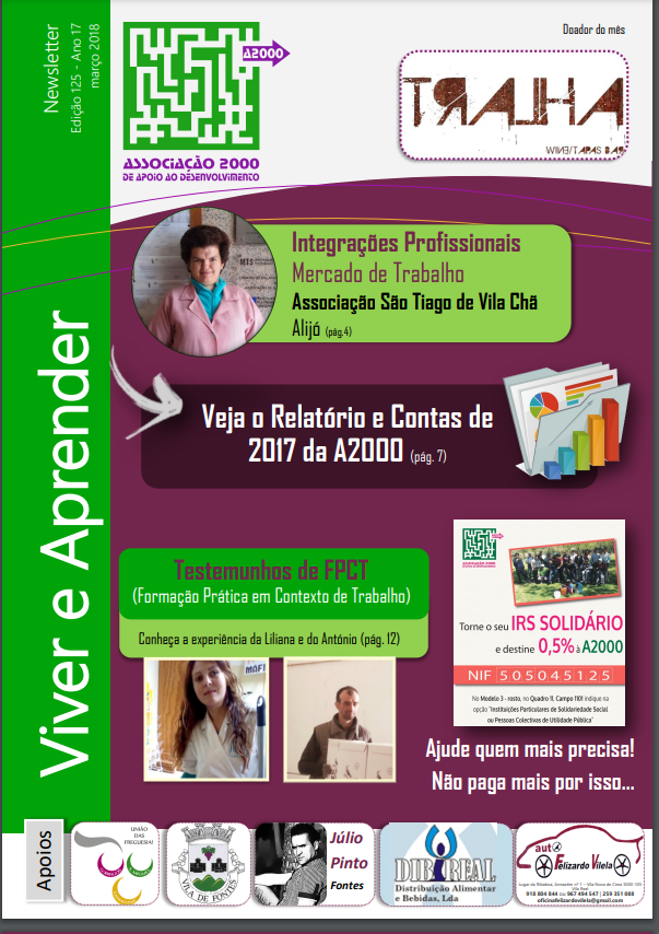 Capa Newsletter Março 2018